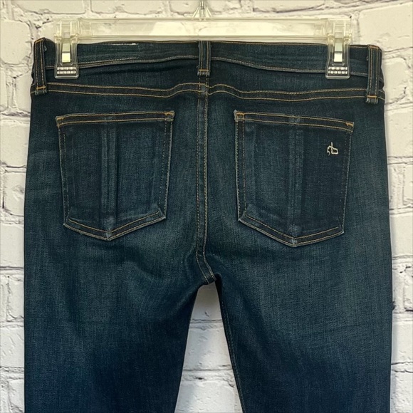 Rag & Bone Distressed Destroyed Skinny Jeans Sz 26 - Picture 7 of 11